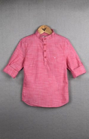 Boys Full Sleeve Kurta Cotton Shirt