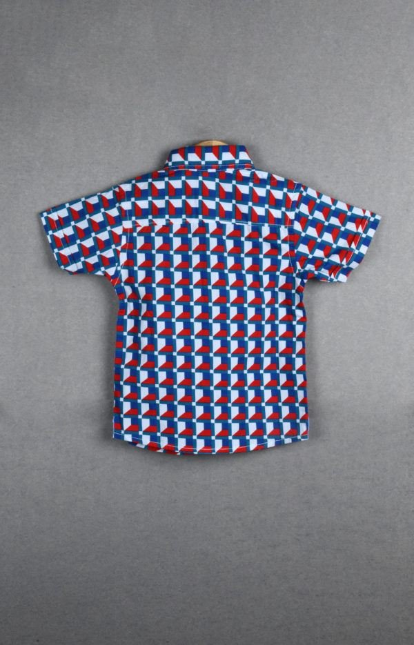 Baby Boy Half Sleeve AOP Cotton Shirt - Image 2