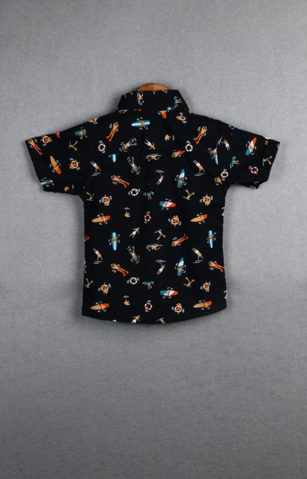 Baby Boy Half Sleeve AOP Cotton Shirt - Image 2