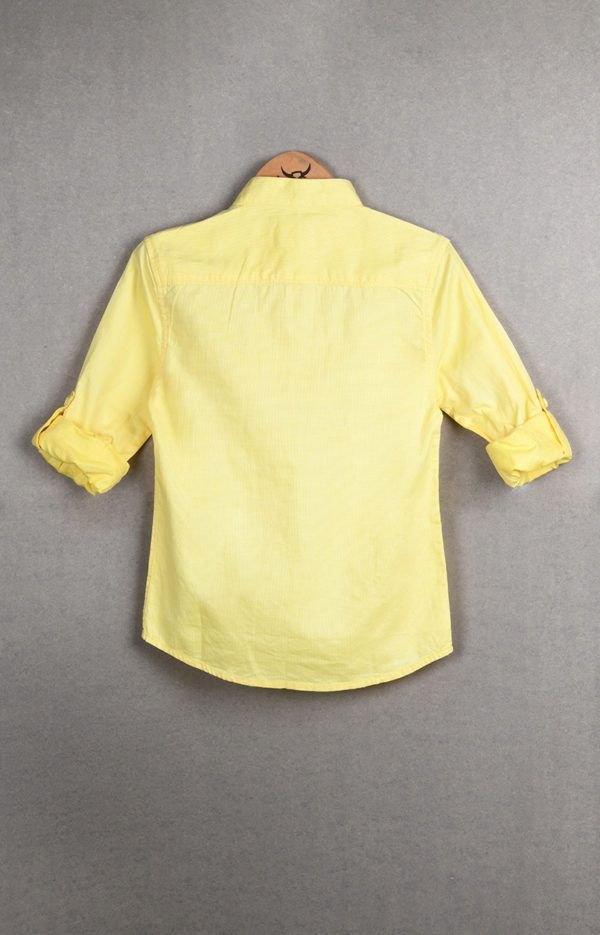 Boys Full Sleeve Kurta Cotton Shirt - Image 2