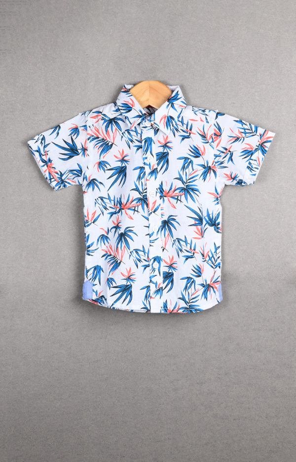 Baby Boy Half Sleeve AOP Cotton Shirt