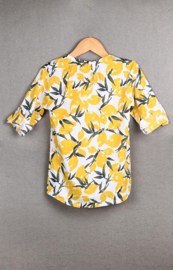 Girls 3/4th Sleeve Cotton Tops - Image 2