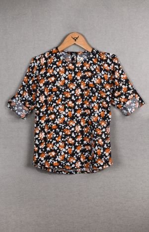 Girls 3/4th Sleeve Rayon Tops