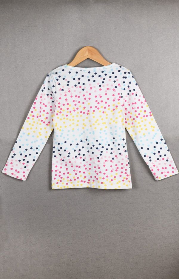 Girls Full Sleeve AOP Cotton T-shirt - Image 2