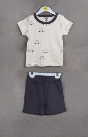 Baby Boy Cotton T-shirt with Shorts Set