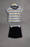 Baby Boy Cotton T-shirt with Shorts Set