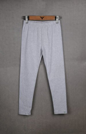 Girls Plain Cotton Lycra Leggings
