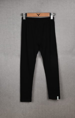 Girls Plain Cotton Lycra Leggings
