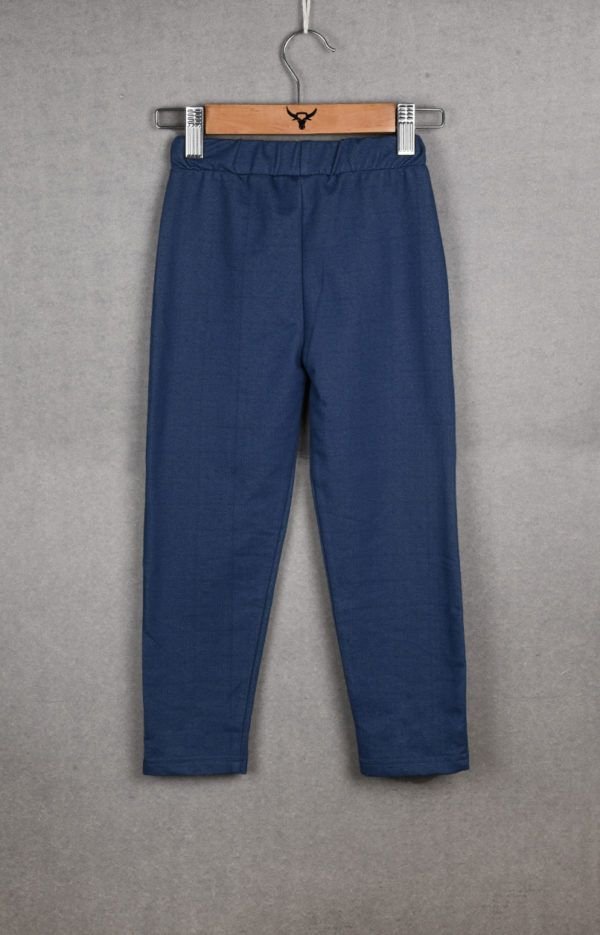 Girls Plain Poly Cotton Jeggings - Image 2