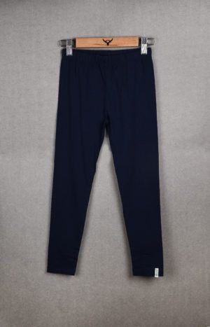 Girls Plain Cotton Lycra Leggings