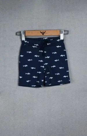 Baby Boy AOP Cotton Shorts